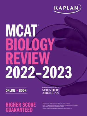 cover image of MCAT Biology Review 2022-2023